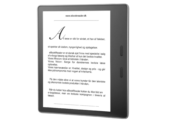 eBookReader Amazon Kindle Oasis Specifikationer